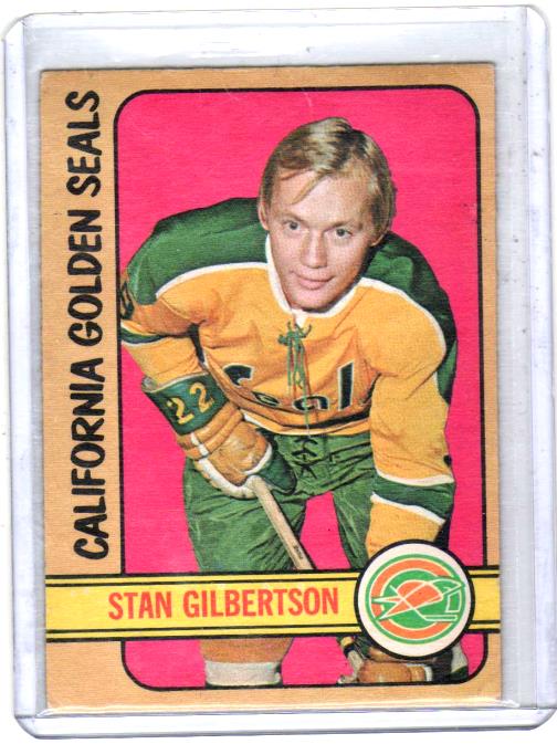 1972 O-Pee-Chee  Stan Gilbertson  Card #70 - California Golden Seals